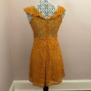Forever 21 Dresses - Yellow Sunflower Lace Dress Forever 21 Forever 21 Dresses - Yellow Sunflower Lace Dress Forever 21